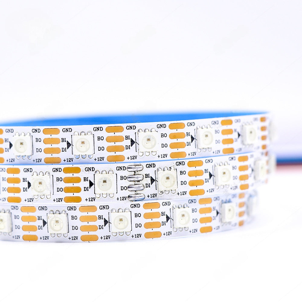 Fita de LED RGB WS2815 DC12V | Pixel Endereçável 5050 | Retomada de Ponto de Interrupção