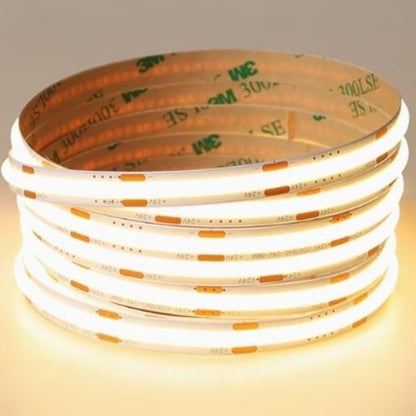 Fita de LED COB – Alto CRI 95, Iluminação Linear Contínua para Projetos Arquitetônicos e Comerciais