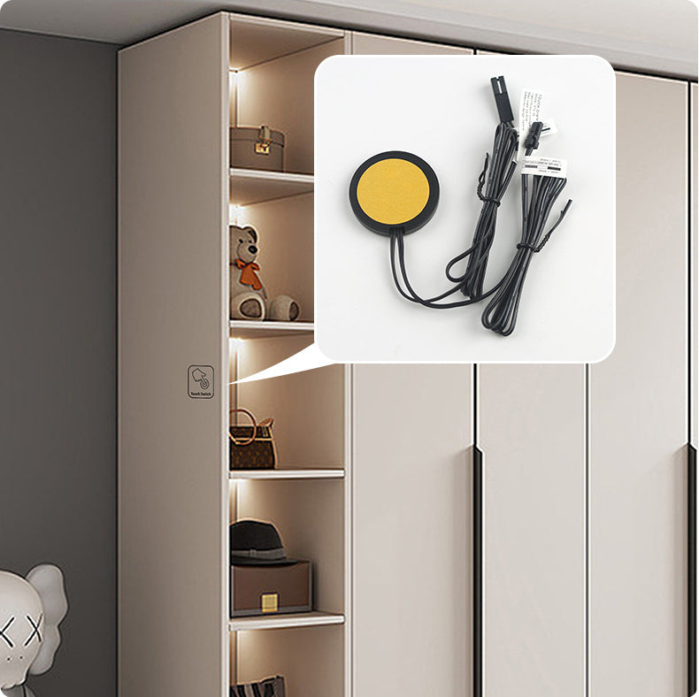 Interruptor Sensor de Dimmer de Toque Através da Madeira para Luzes de Gabinete | DC 5–24V