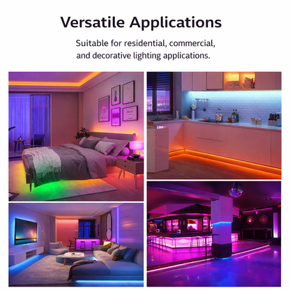 Fita de LED COB de Alto Brilho 5V 12V 24V Iluminação Linear Flexível com Fundo Adesivo