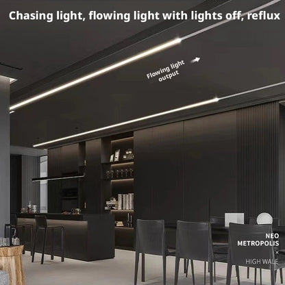 Fita de LED COB 8mm com Água Corrente | DC24V WS2811 SPI | Luz Inteligente de Perseguição com Alto CRI