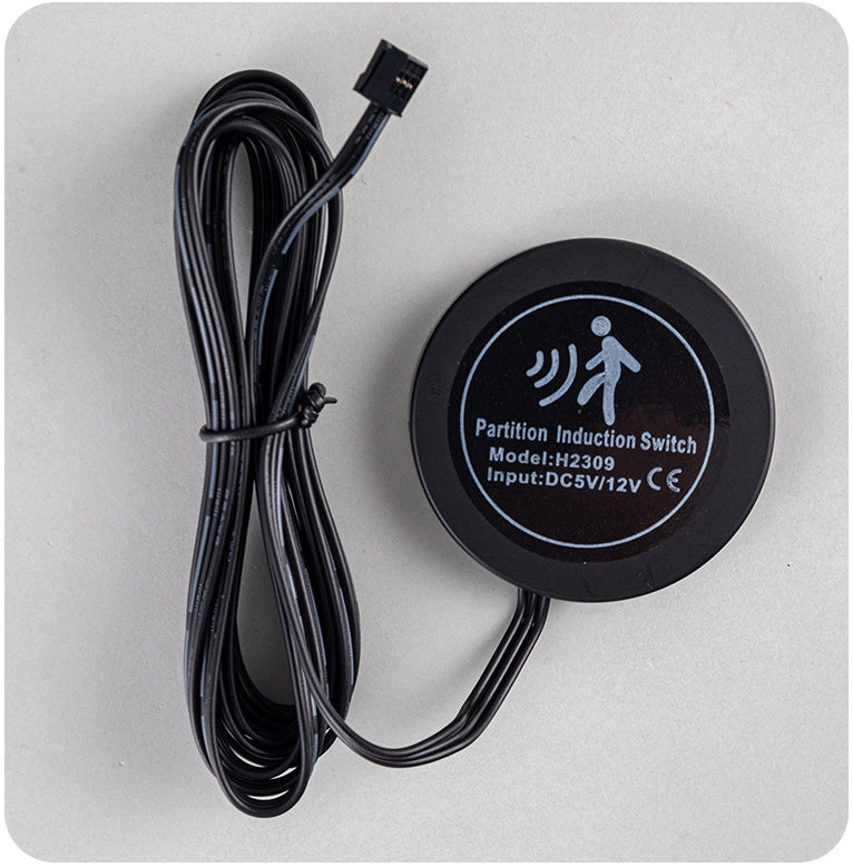 Luz de Fita LED COB com Sensor de Toque Manual para Armários e Vitrines | Iluminação Inteligente Autoadesiva com Sensor de Indução