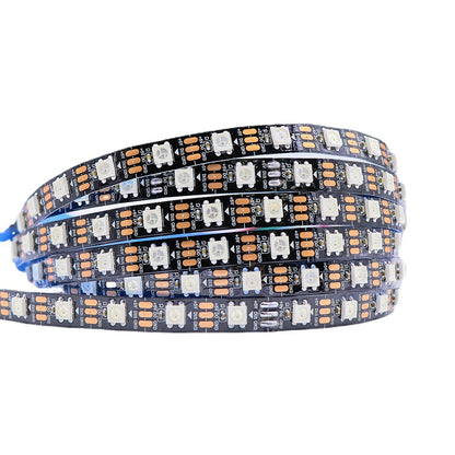 Fita de LED Endereçável WS2812 RGB 5050 | Fita de Iluminação Inteligente DC5V