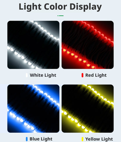 LED Module String Light SMD2838 12V 9mm IP67 Outdoor Sign Light