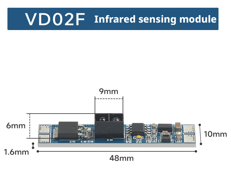 Interruptor Sensor Inteligente Infravermelho 12V/24V com Acionamento por Aceno de Mão e Abertura de Porta para Luzes de Armários e Guarda-Roupas