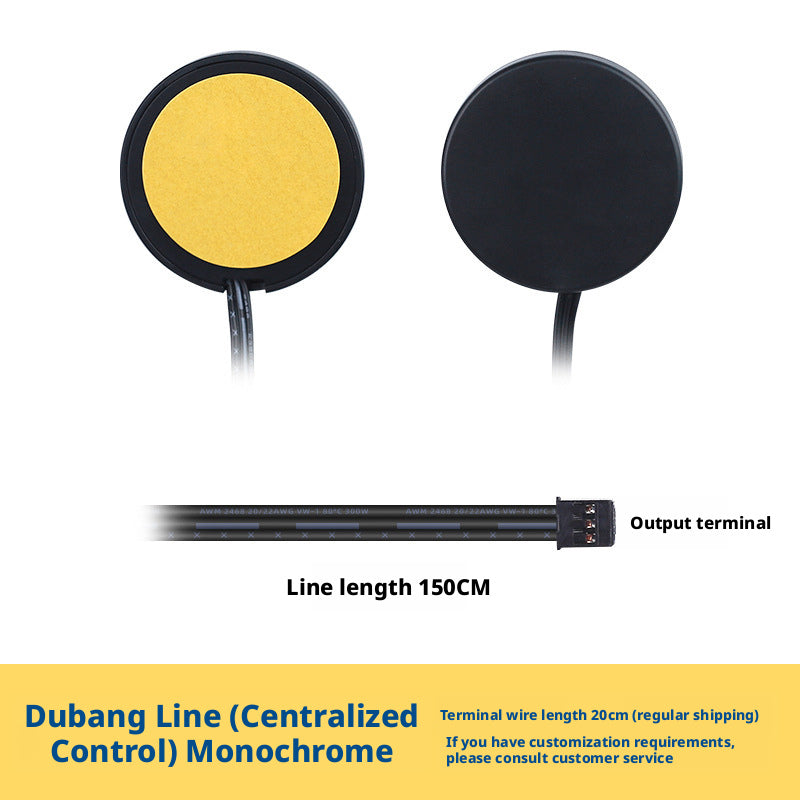 Interruptor Sensor de Dimmer de Toque Através da Madeira para Luzes de Gabinete | DC 5–24V