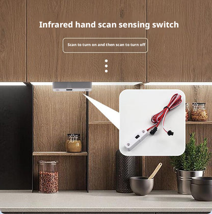 Infrared Hand Wave Sensor Switch for LED Strip Lights DC 5–24V | Dimmable Cabinet Lighting Control