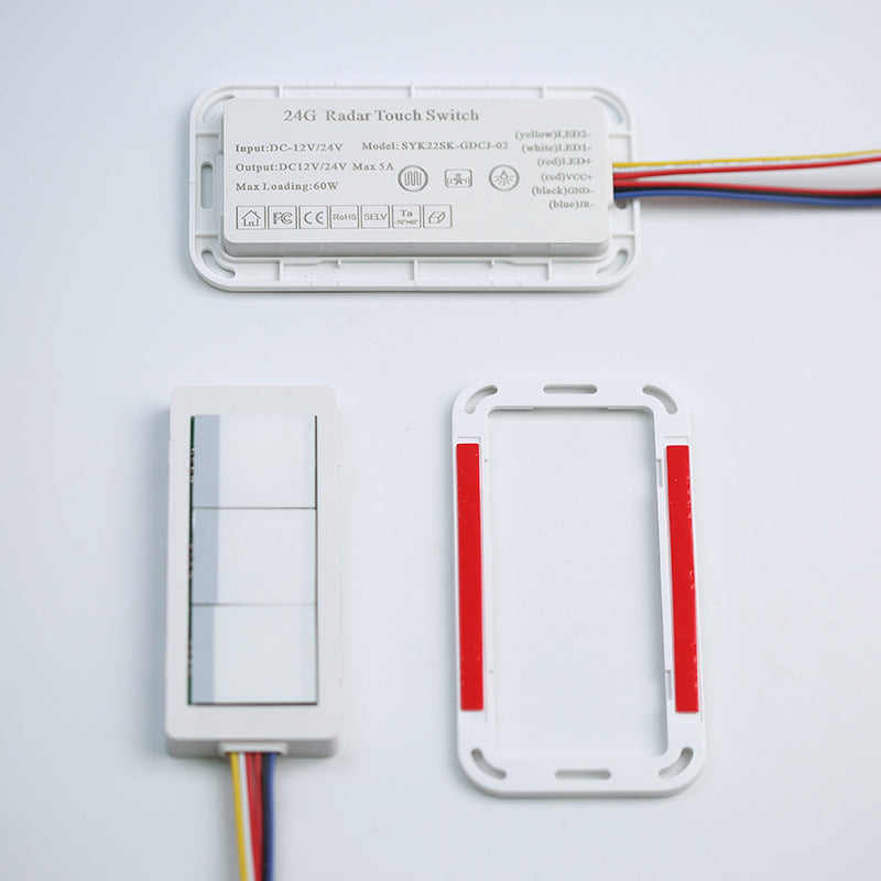 Interruptor sensor táctil para espejo LED 12V 24V regulador ultrafino de 8 mm