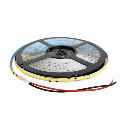 Fita de LED COB sem driver 220V | Iluminação Linear Embutida para Teto e Sancas | Autoadesiva, Alto Brilho